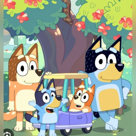 Colorful Blue and Orange Dog Design Cups Bottles Set 2 16oz - Picture 7 of 7